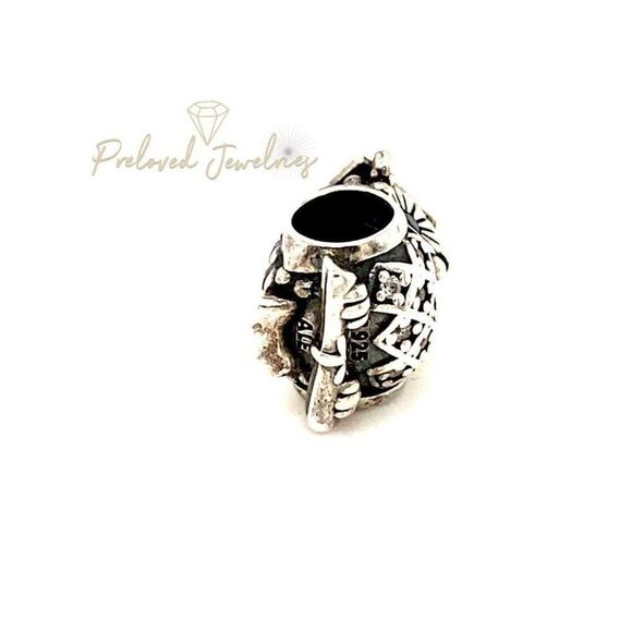 COPY - Pandora Blue CZ Eyes Owl Charm - Picture 3 of 3